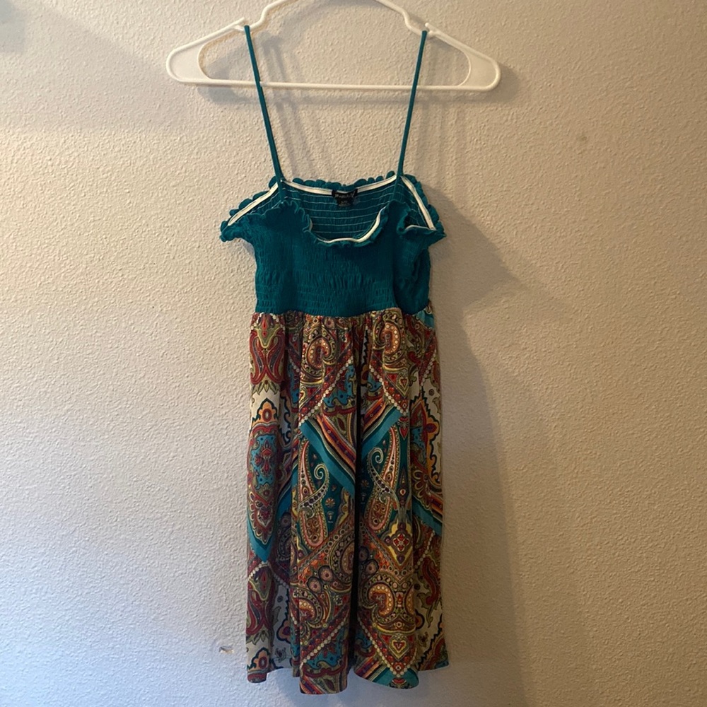 Rhapsody fun print tank top size large